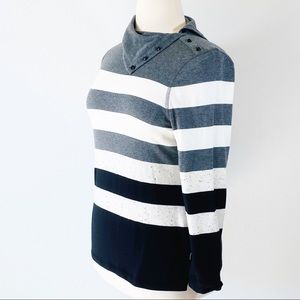 T by Talbots striped top LP